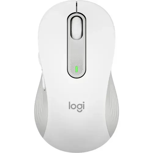 Mouse Wireless Logitech Signature M650 L, Bluetooth/USB (Alb)