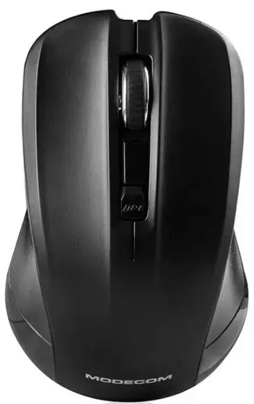 Mouse Wireless Optic Modecom WM9.1, 1600 DPI, USB (Negru)