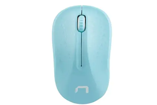 Mouse Wireless Optic Natec Toucan, 1600 DPI (Albastru/Alb)