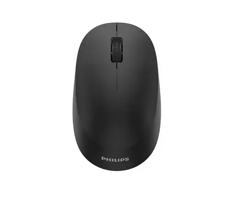 Mouse Wireless Philips Seria 3000 SPK7307B/00, 1600 DPI, 2.4GHz, Design ergonomic (Negru)