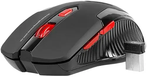 Mouse Wireless Tracer Battle Heroes Airman RF Nano (Negru/Rosu)