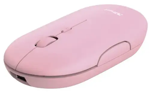 Mouse Wireless Trust Puck, Reincarcabil (Roz)