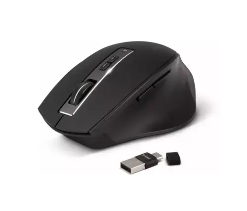 Mouse Yenkee YMS 2075, Wireless 2.4 GHz, USB-A/USB-C (Negru)