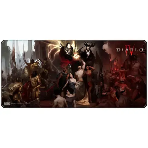 Mousepad gaming Blizzard Diablo IV - Inarius and Lilith, XL, 900x420x4mm, Multicolor