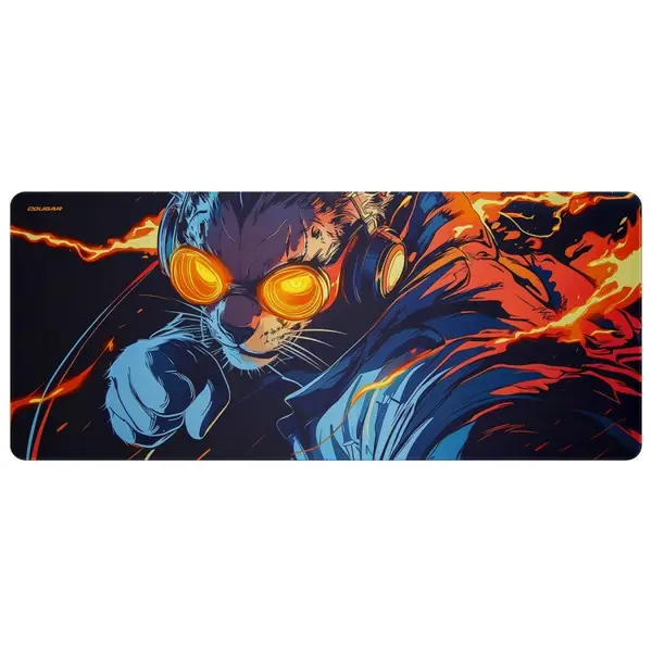 Mousepad gaming COUGAR - Breaker, XL, moale, multicolor