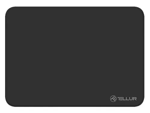 Mousepad Tellur SmoothClick M, margini cusute, 350x250x3mm (Negru)