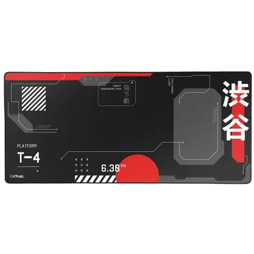 Mousepad Trust GXT 759 XXL, 900 x 400 x 3mm (Negru/Rosu)