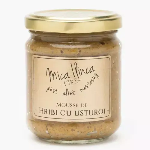 Mousse de Hribi cu Usturoi, 200g | Mica Ilinca