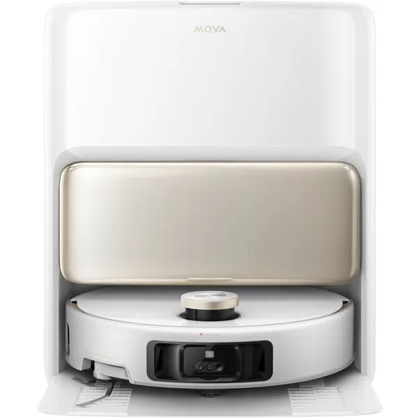 MOVA Robot aspirator si mop MOVA V50 Ultra Complete, 24000Pa, Auto-curatare, Perii anti-incurcare, Statie inteligenta, Alb