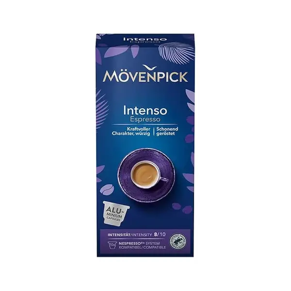Movenpick Intenso Espresso compatibile Nespresso 10 capsule