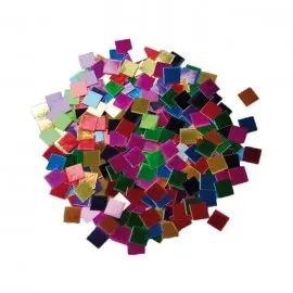 Mozaic colorat metalic din hartie