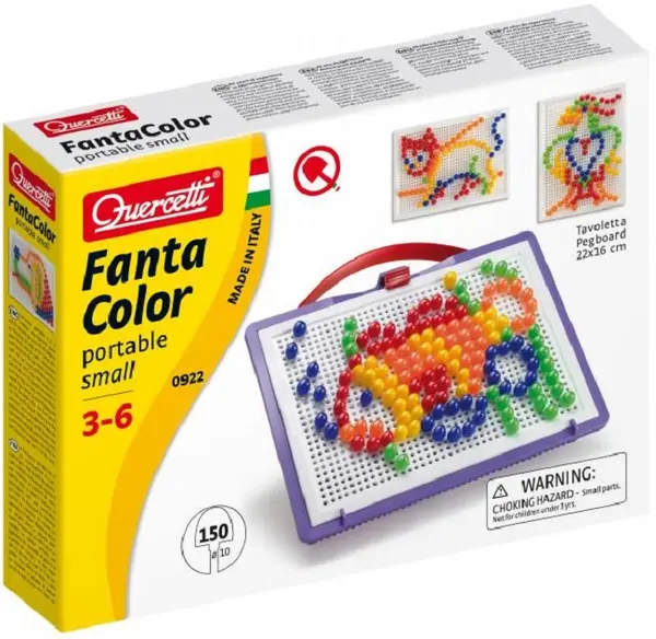 Mozaic de 150 piese Quercetti - Fantacolor Portable Small