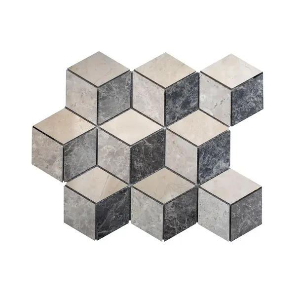Mozaic Marmura Mix Cube, 31 x 27 cm