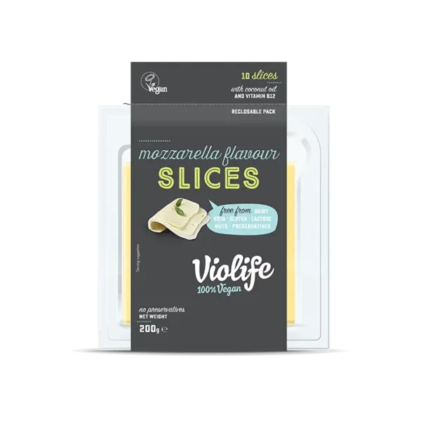 Mozzarella vegana, 7 felii, 140g - Violife