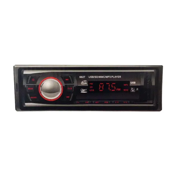 Mp3 Player auto 6827, USB, slot SD, ceas digital