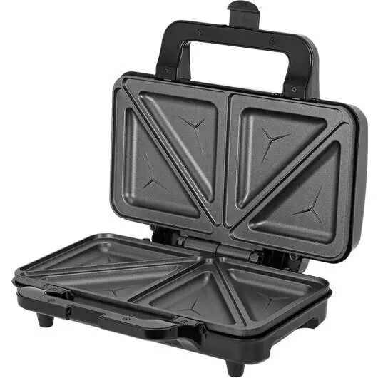MPM Aparat de sandwich MOP-20M, carcasa din otel inoxidabil, 900 W, Argintiu