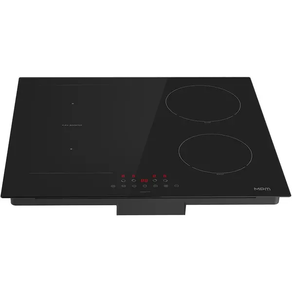MPM Plita cu inductie incorporabila MPM-60-IM-15, 4 zone de gatit, 7200 W, Negru