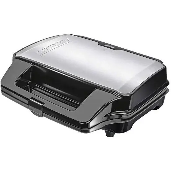 MPM Sandwich maker MPM MOP-45M, 900 W, Negru/Argintiu