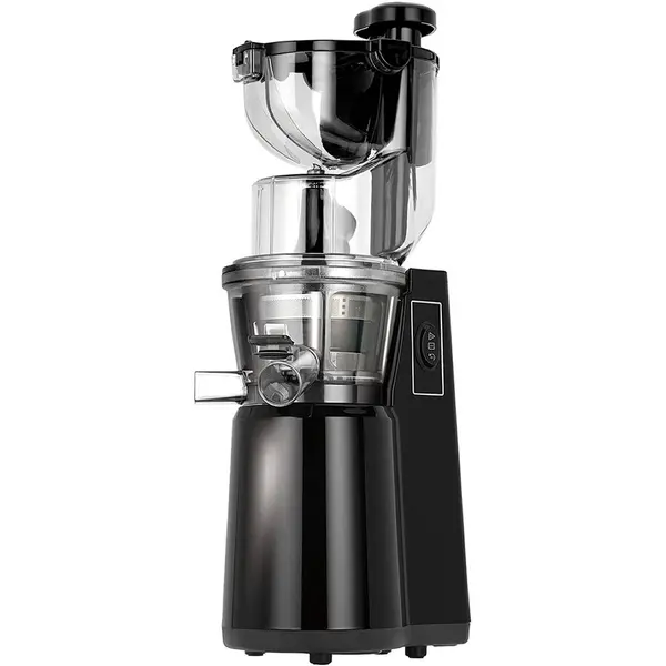 MPM Storcator de fructe si legume MPM MSO-16, 200W, 60 rotatii/minut, fara BPA, functie REVERSE, protectie anti-picurare, Negru