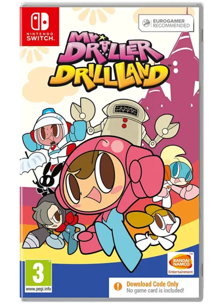Mr. Driller DrillLand Нинтендо Суич
