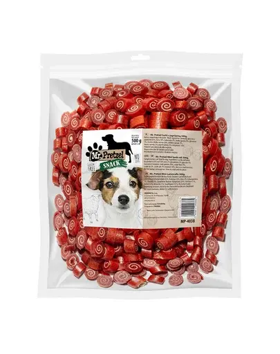 MR. PRETZEL Sushi cu miel gustare pentru câini 500 g
