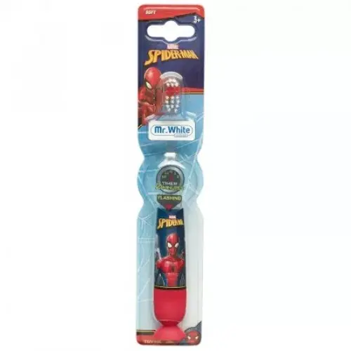 Mr.White periuta electrica pentru copii Led (flashing) Spider-Man +3 ani Zephyr Labs