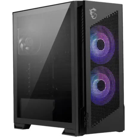 MSI Carcasa MSI MPG Velox 300R Airflow PZ, Middle Tower, Tempered Glass (Negru)