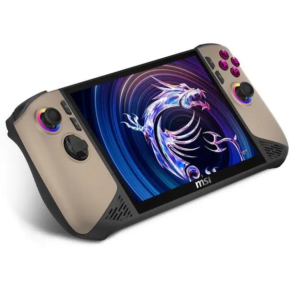MSI Consola de jocuri portabila MSI, Claw 8 AI+, A2VM-037P,L (8), 1TB SSD, 120Hz, Wi-Fi 7, Bej