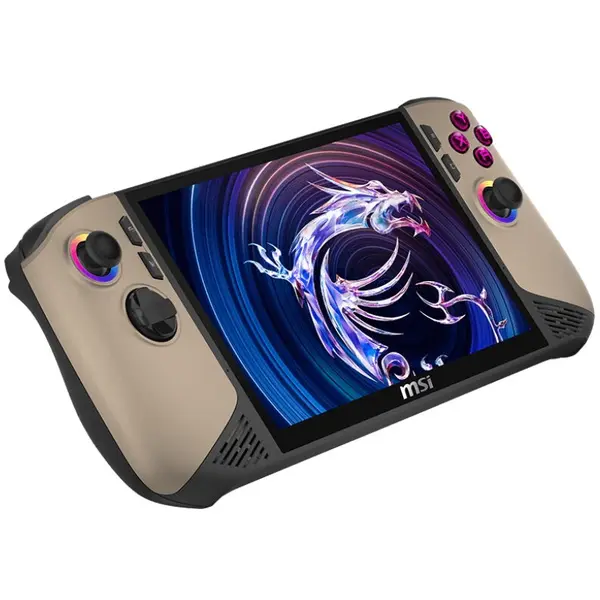 MSI Consola portabila MSI Claw 8 AI+ A2VM, 8 IPS-Level, Intel Core Ultra 7 258V, Intel Arc 140V cu 8 X-Cores, 32 GB RAM, 1 TB SSD, Negru-Crem
