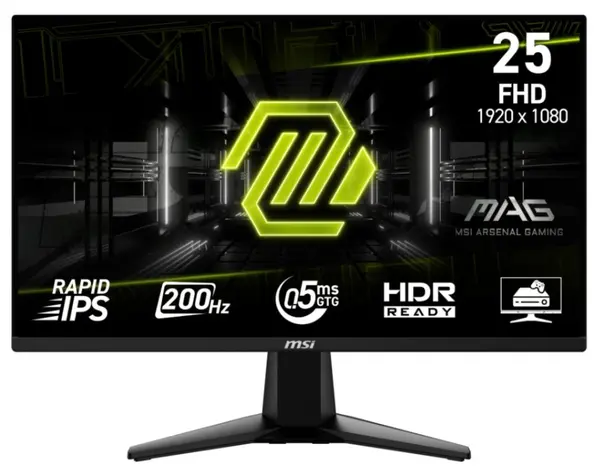 MSI Gaming monitor - MAG 255F E20, 24.5'', 200Hz, 0.5ms, negru