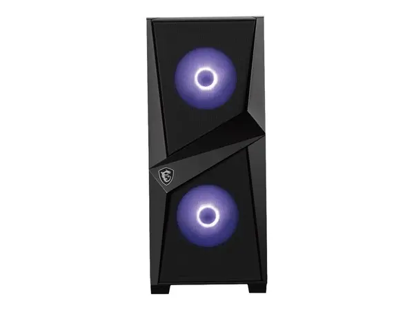 MSI MAG FORGE 100M - Carcasa Mid Tower ATX, 2 RGB, Sticla Securizata, High Airflow