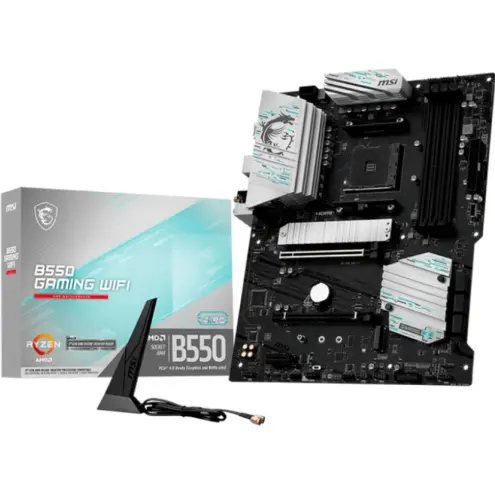 MSI Placa de baza MSI B550 GAMING WIFI, AMD B550, Socket AM4, ATX