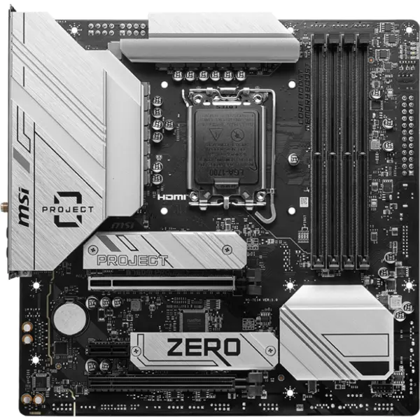 MSI Placa de baza MSI B760M PROJECT ZERO