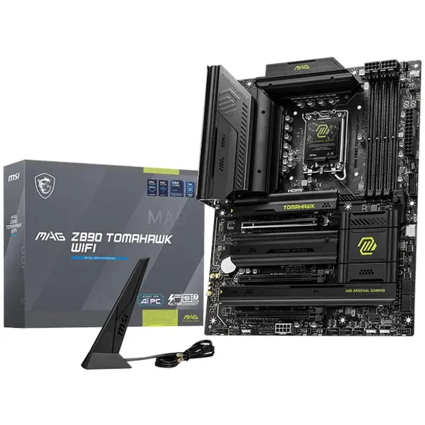 MSI Placa de baza MSI MAG Z890 TOMAHAWK WIFI, LGA1851, DDR5, ATX, Negru