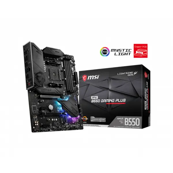 MSI Placa de baza MSI MPG B550 GAMING PLUS, Socket AM4