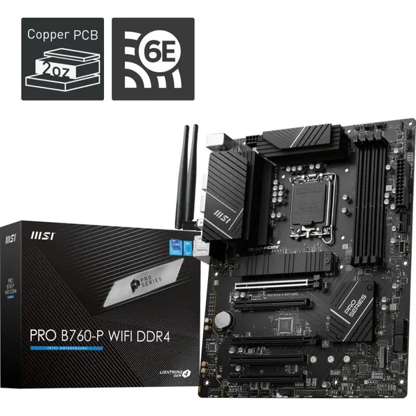 MSI Placa de baza MSI PRO B760-P WIFI DDR4