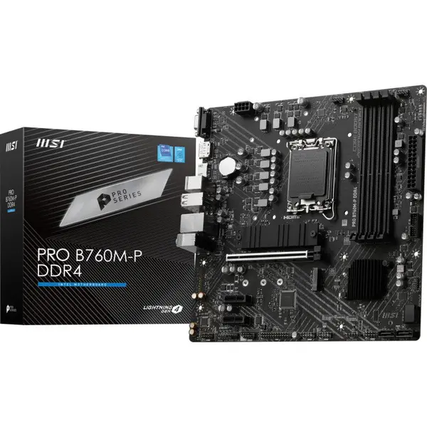 MSI Placa de baza MSI PRO B760M-P DDR4