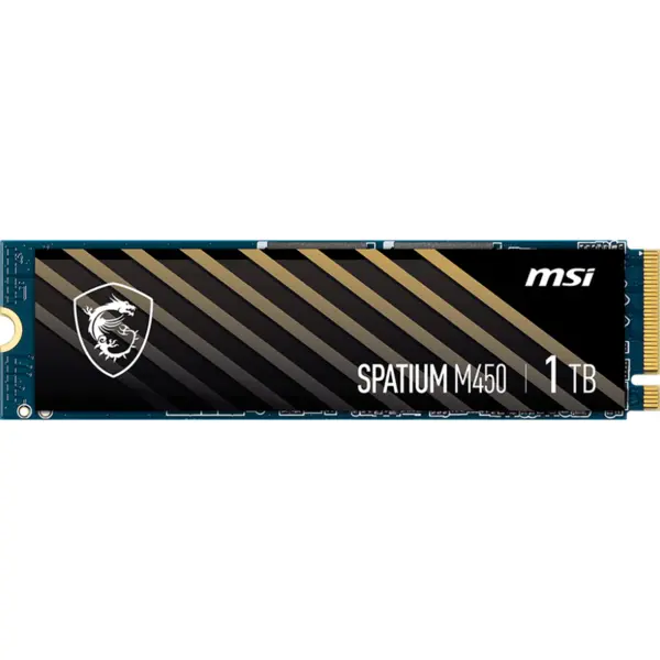 MSI SSD MSI SPATIUM M450 V1, 1TB, PCIe 4.0, NVMe M.2
