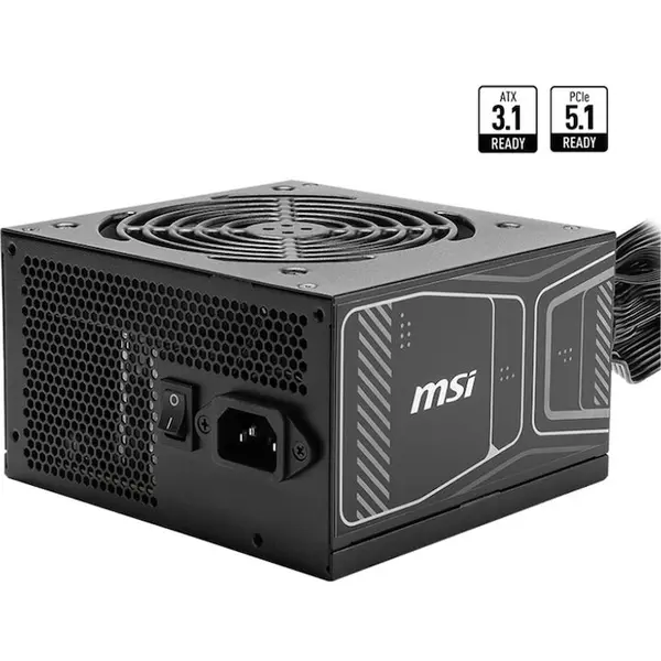 MSI Sursa MSI MAG A850GN PCIE5, 80+ Gold, 850W, Negru