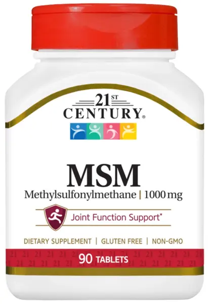 MSM, 1000 mg, 90 tablete, 21st Century