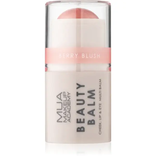 MUA Makeup Academy Beauty Balm blush cremos stick culoare Berry Blush 4 g