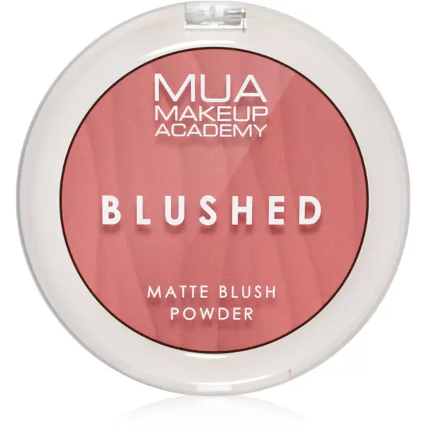 MUA Makeup Academy Blushed Powder Blusher fard de obraz sub forma de pudra culoare Rouge Punch 5 g