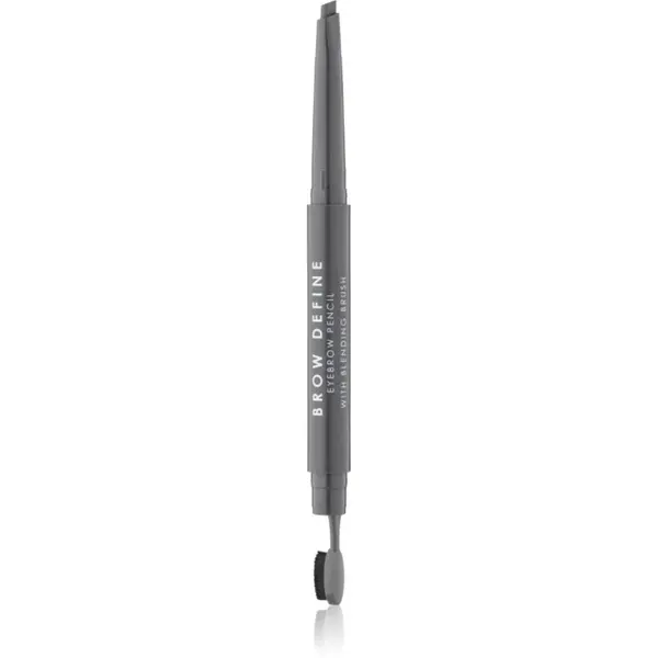 MUA Makeup Academy Brow Define creion pentru sprancene cu pensula culoare Grey 0.25 g