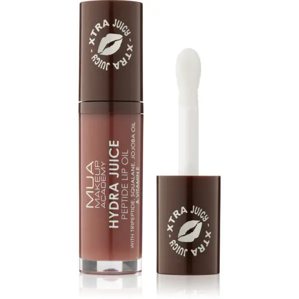 MUA Makeup Academy Hydra Juice Peptide Lip Oil ulei pentru buze culoare Mocha Muse 7 ml
