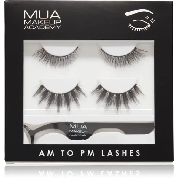 MUA Makeup Academy Lashes Am To Pm gene false 2 pereche
