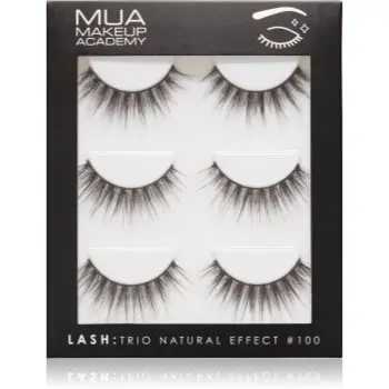 MUA Makeup Academy Lashes Natural Effect gene false