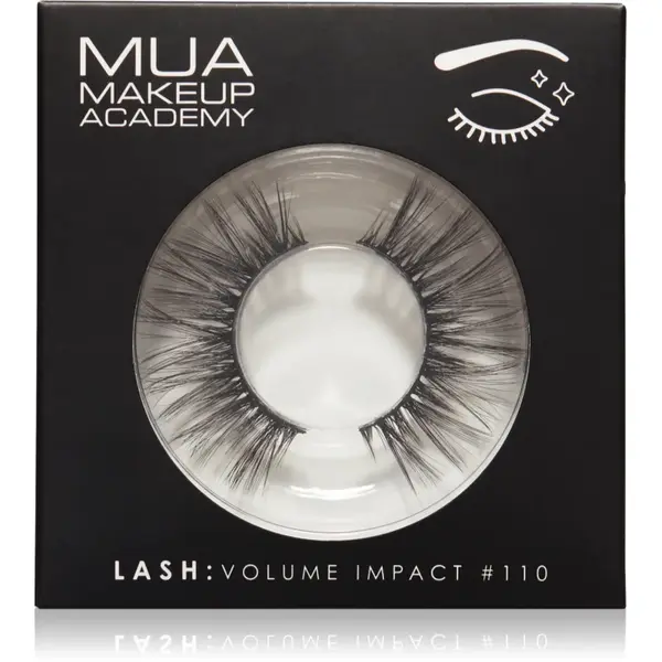 MUA Makeup Academy Lashes Volume Impact gene false tip #110 1 pereche
