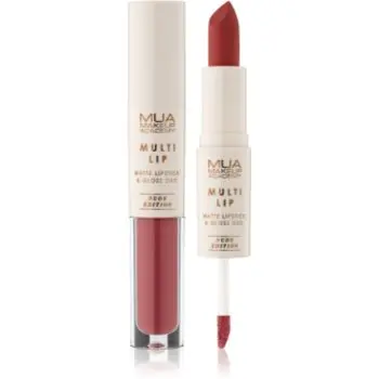 MUA Makeup Academy Multi Lip Nude Edition ruj rezistent si luciu de buze. duo