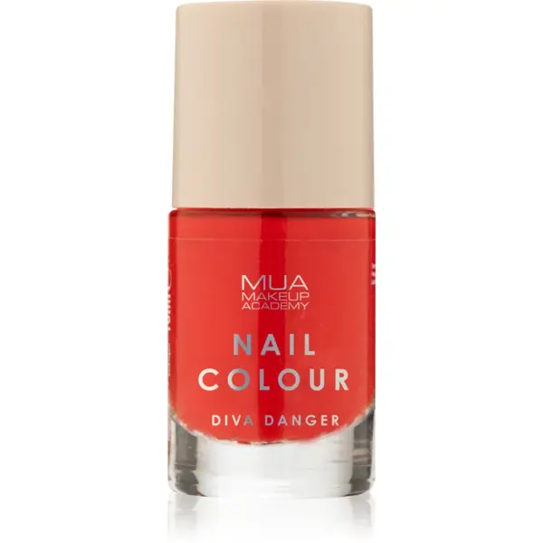 MUA Makeup Academy Nail Colour lac de unghii culoare Diva Danger 10 ml