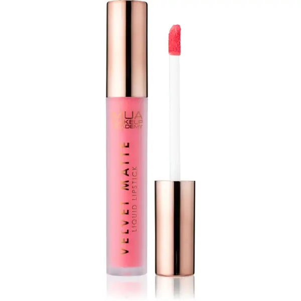 MUA Makeup Academy Velvet Matte ruj lichid mat culoare Romance 3 ml